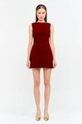 Holly Red Velvet Dress