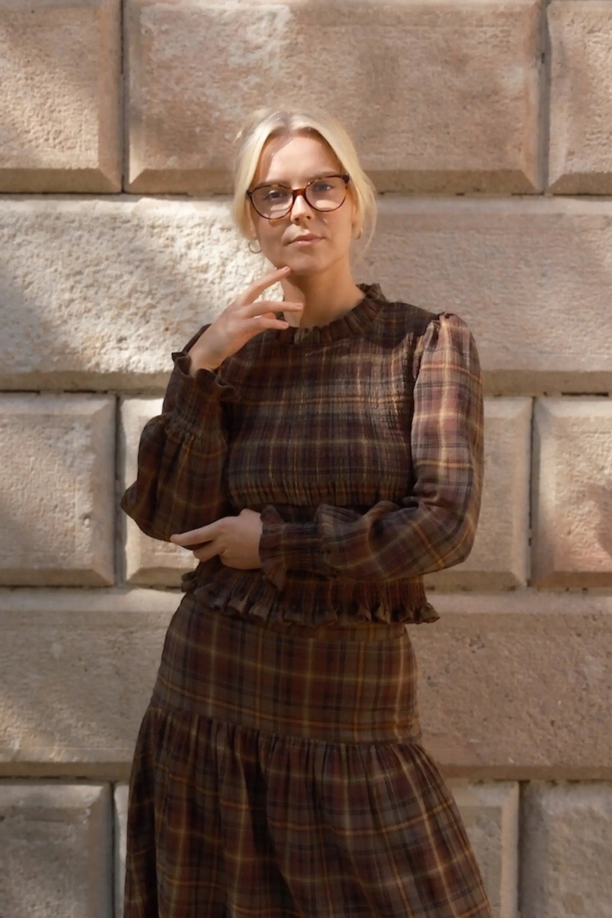 100% organic cotton Blouse Hailey Cuadros