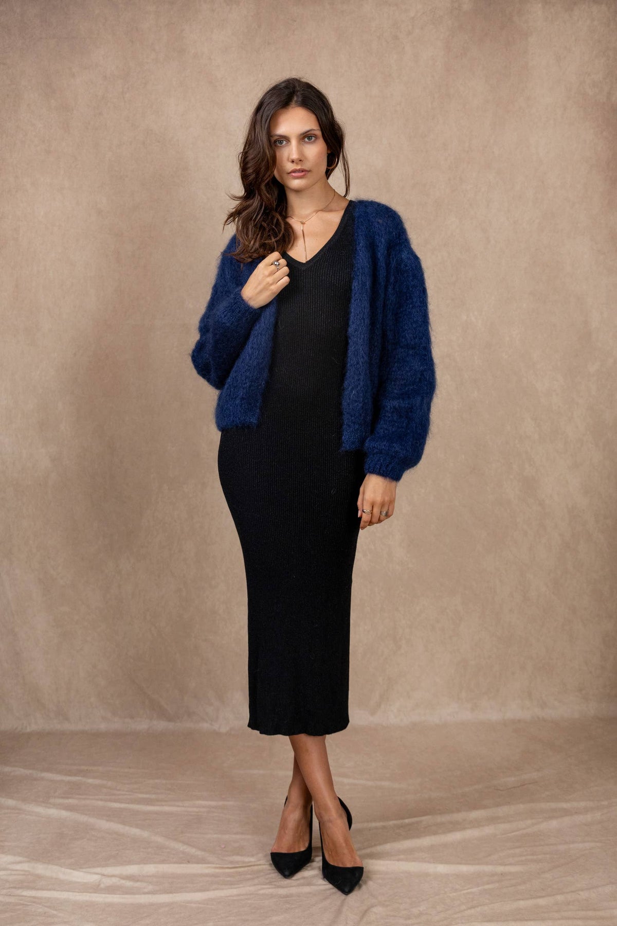 Mohair Cardigan Shrug
