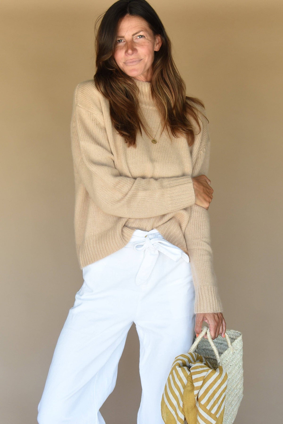 The Cashmere Carmel Sweater