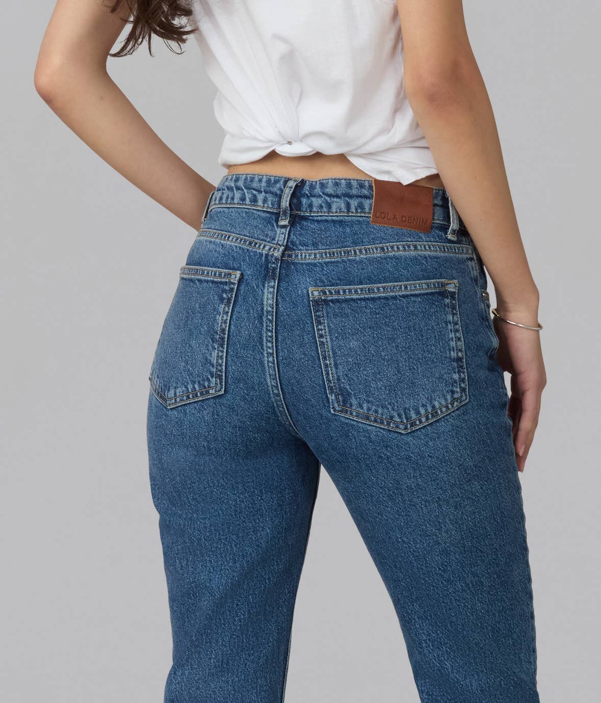 Denver High Rise Straight Jeans - Heritage Indigo