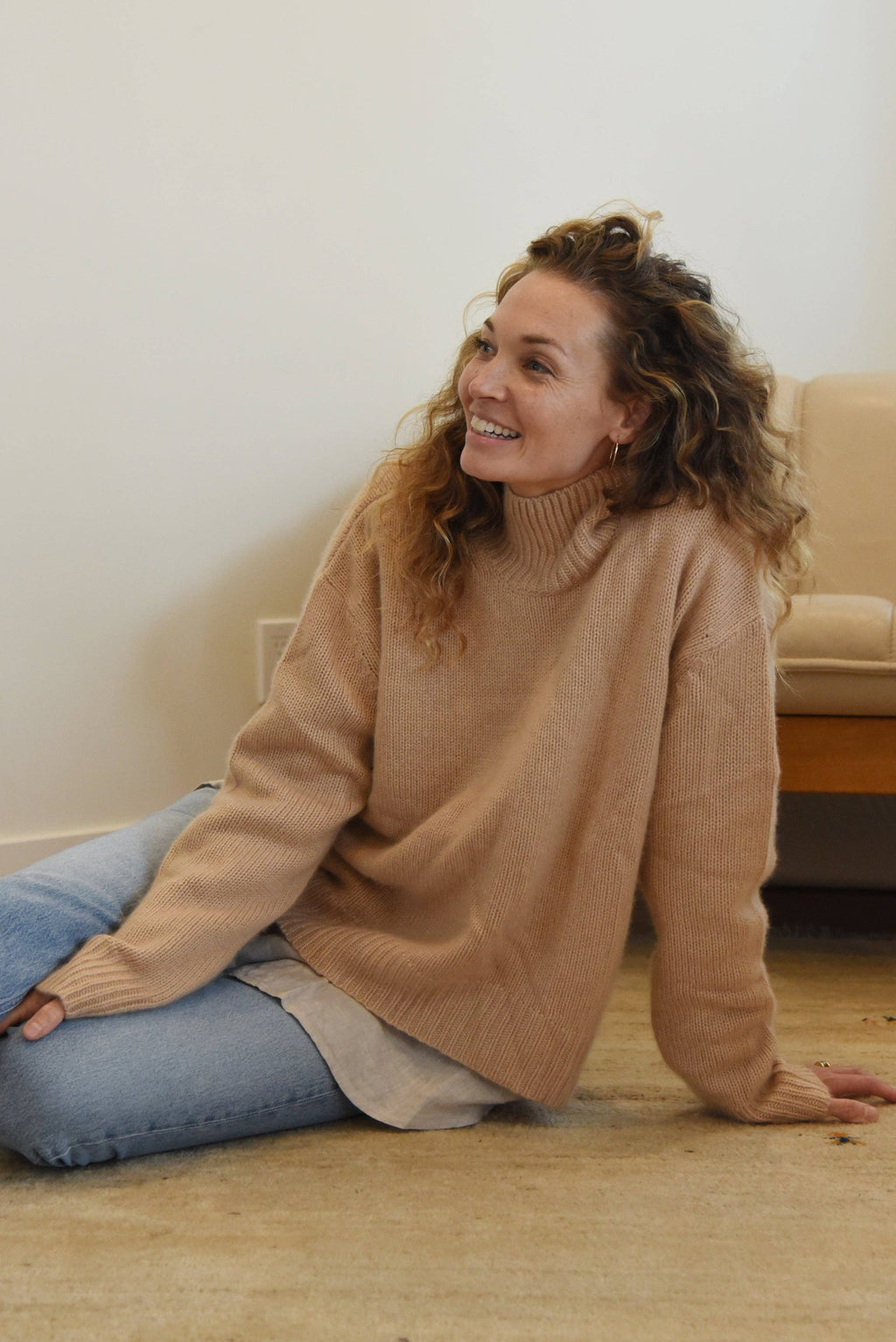 The Cashmere Carmel Sweater