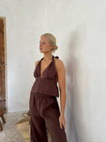 Renata Chocolate Top: Chocolate