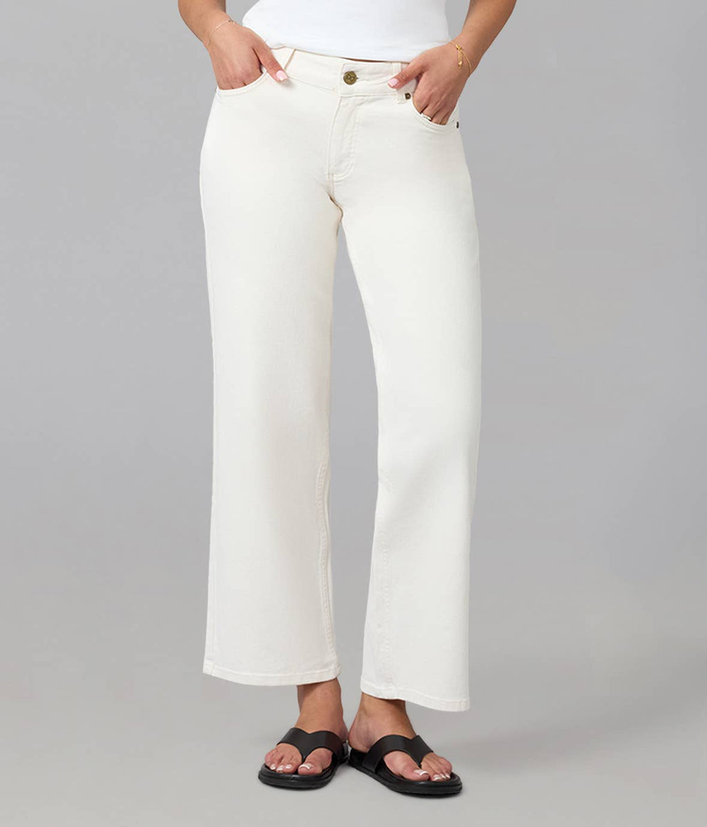 Jean droit taille mi-haute Brooke White