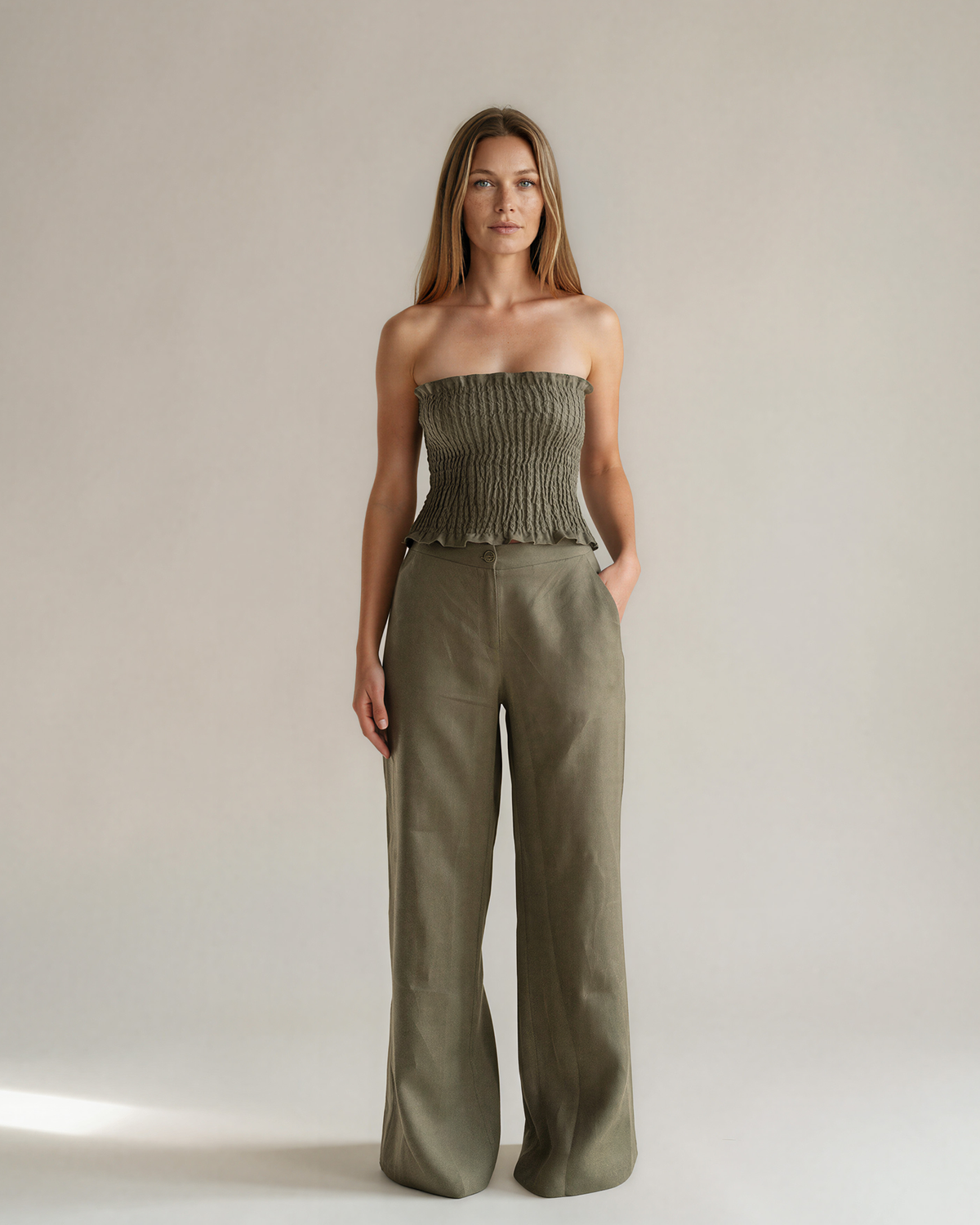 Costa Cotton Top Green