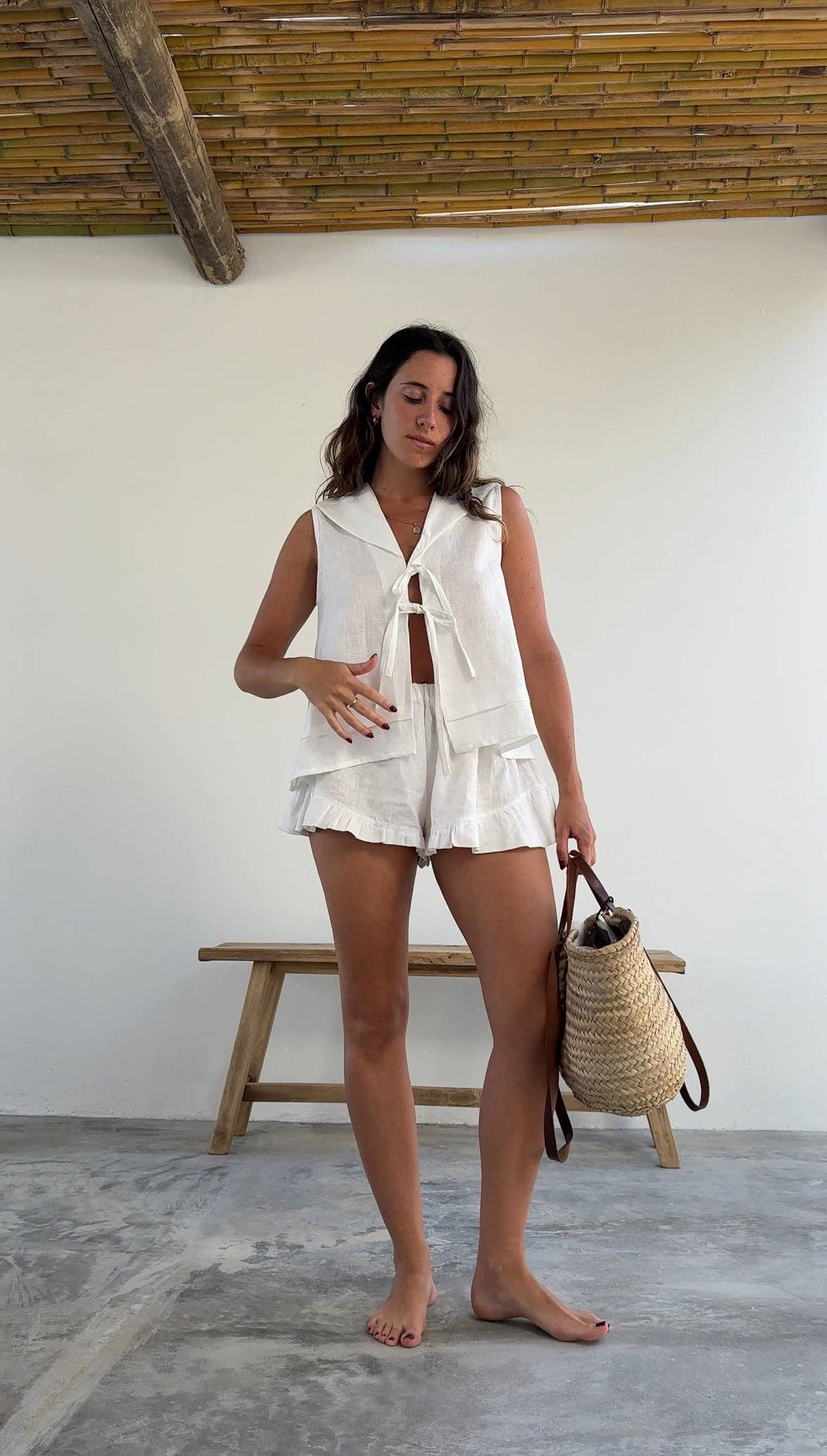 Milos Shorts White