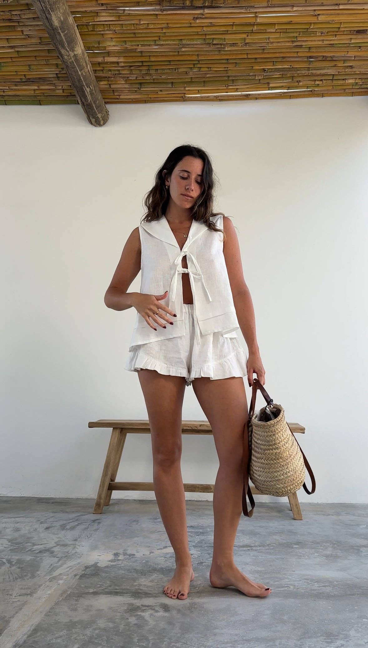 Milos Shorts White