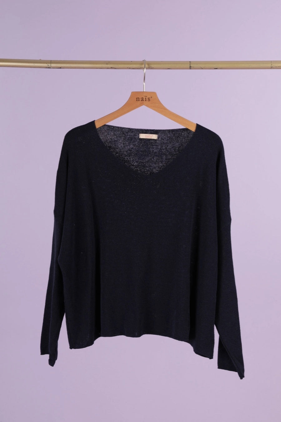 100% Cotton Cindy V Neck Sweater