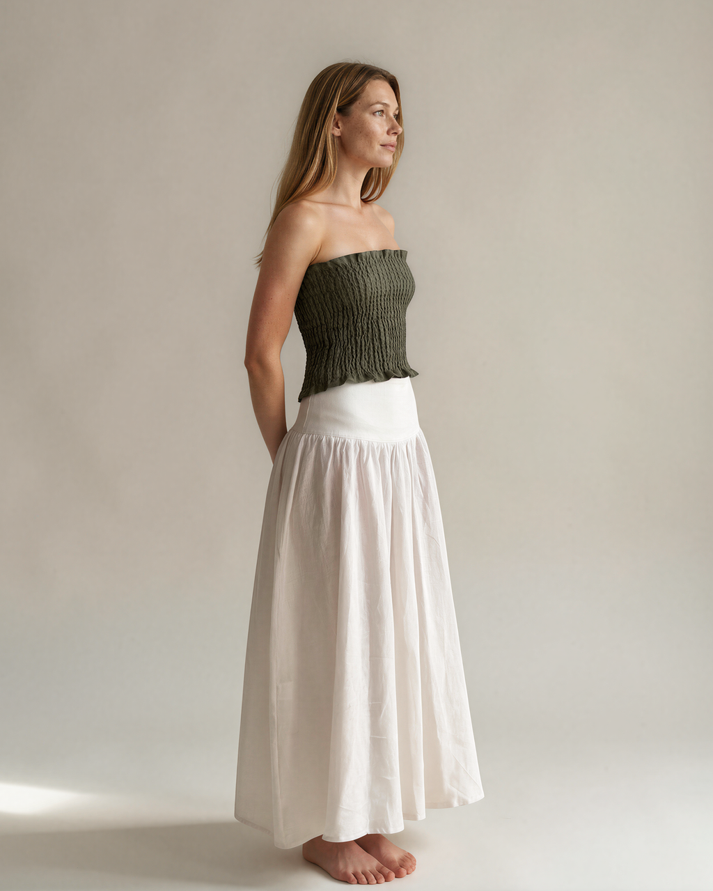 Costa Cotton Top Green