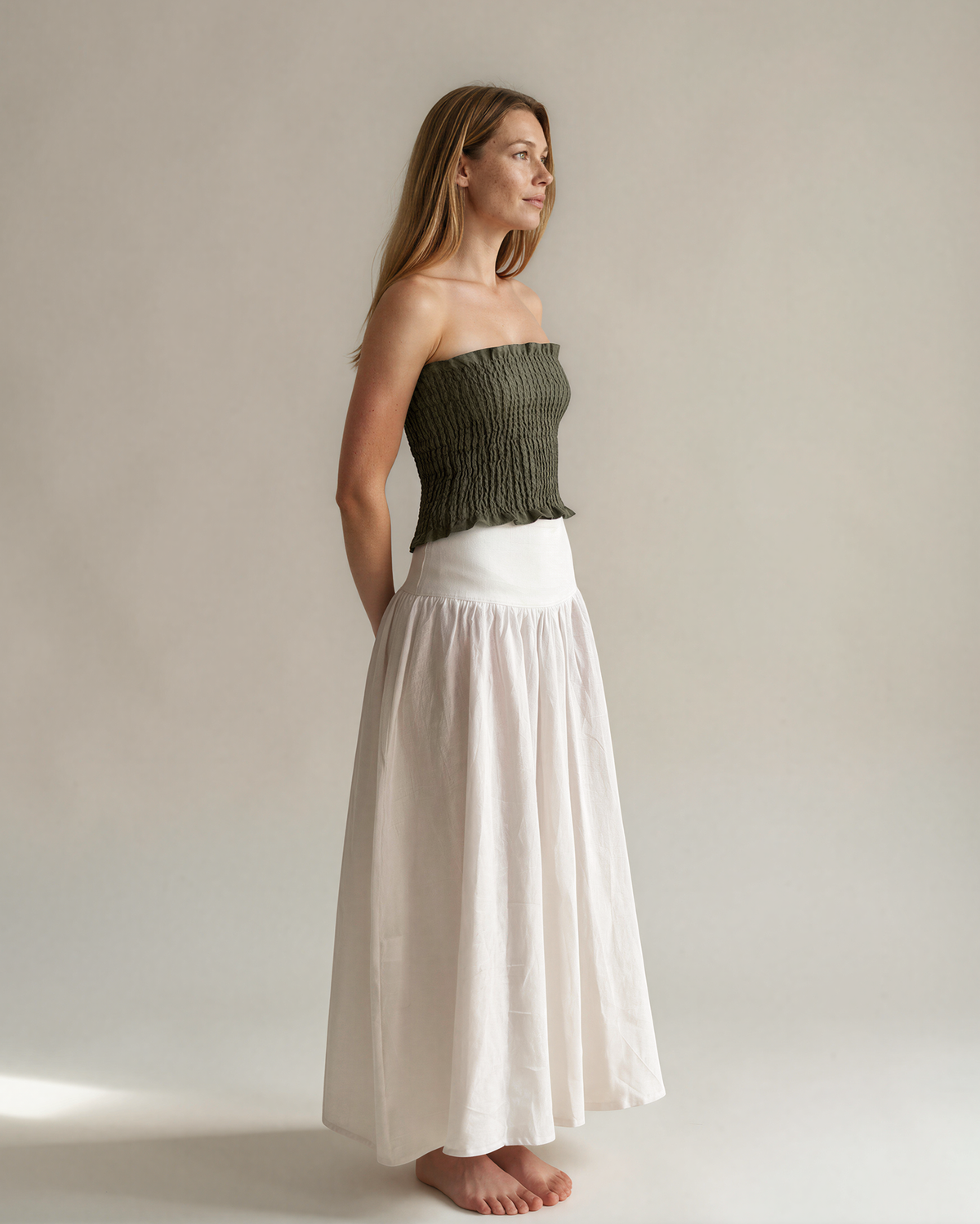 Costa Cotton Top Green