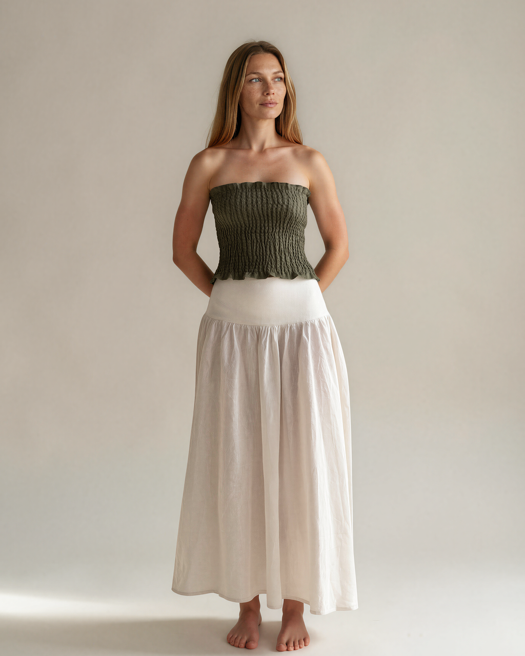 Costa Cotton Top Green