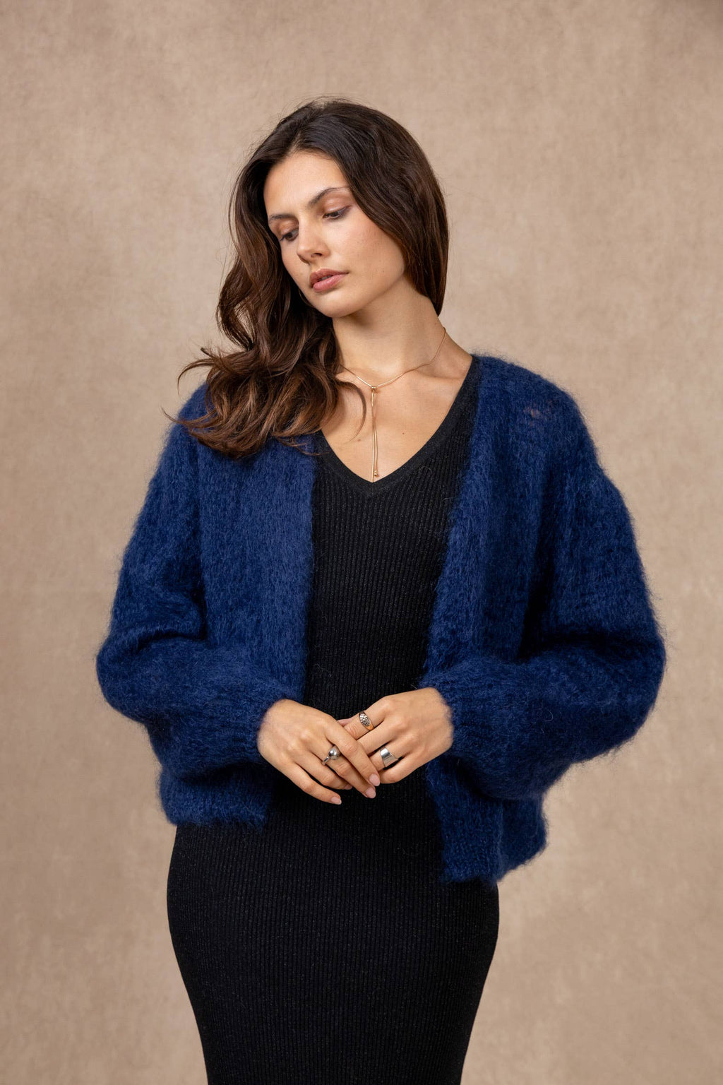 Mohair Cardigan Shrug