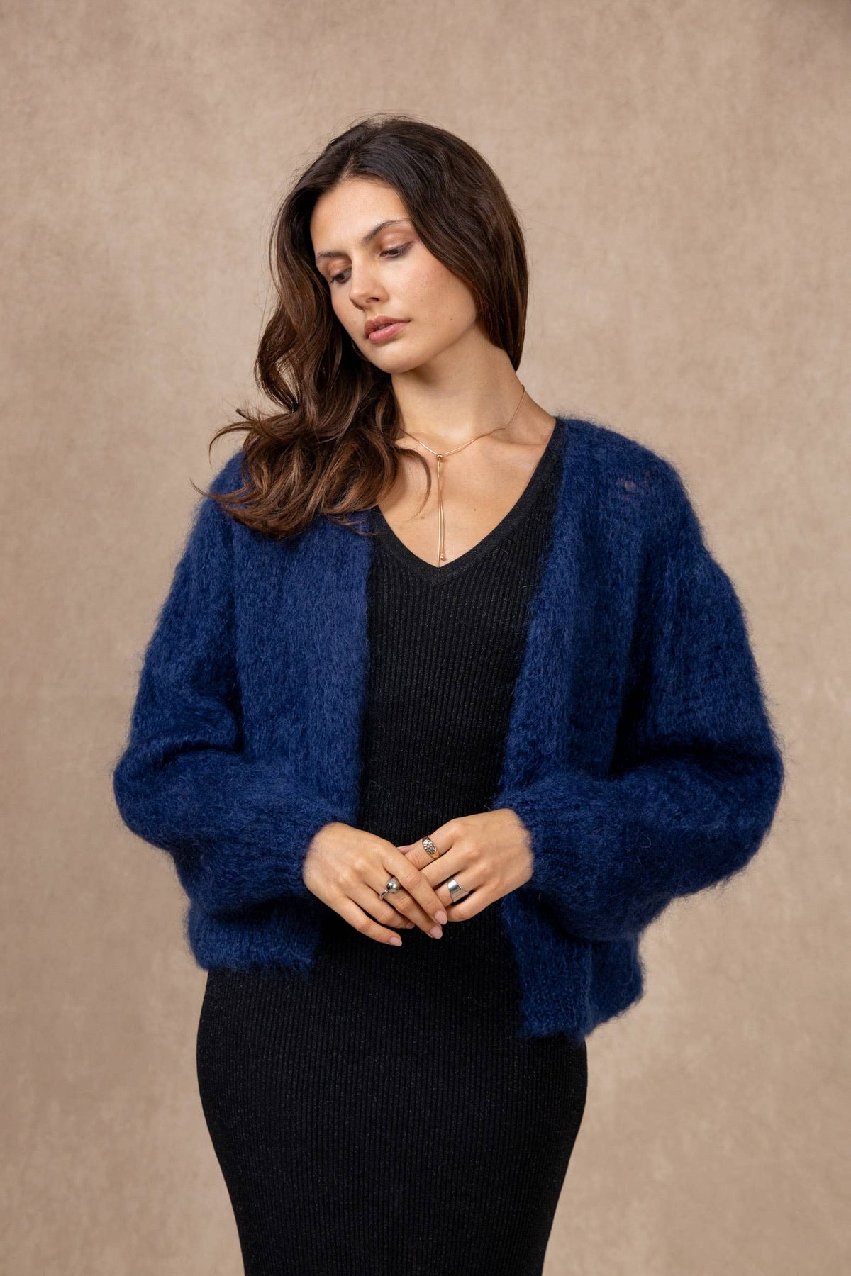 Mohair Cardigan Shrug