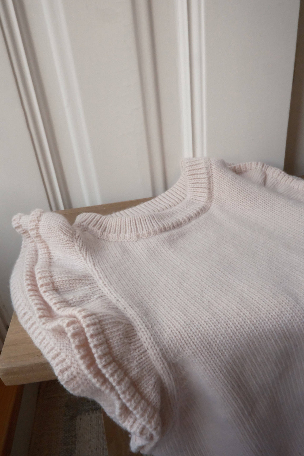 Merino Wool & Cashmere Vest Grace Baby Pink