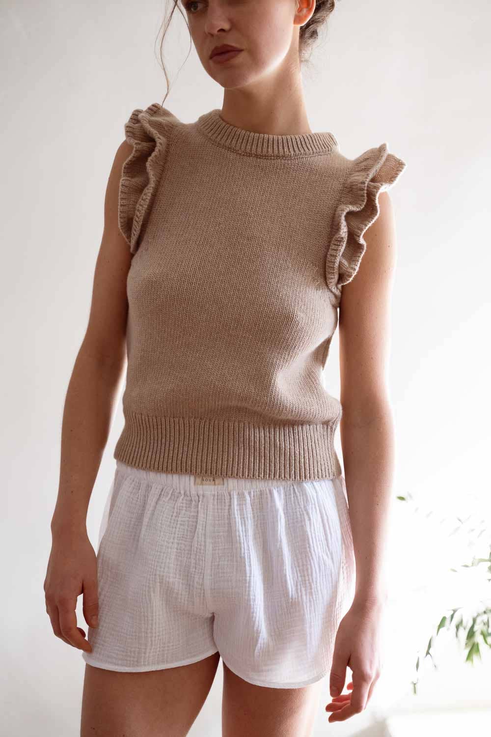 Vest Grace Brown