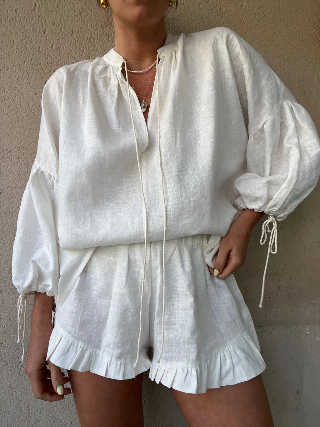 Milos Shorts White