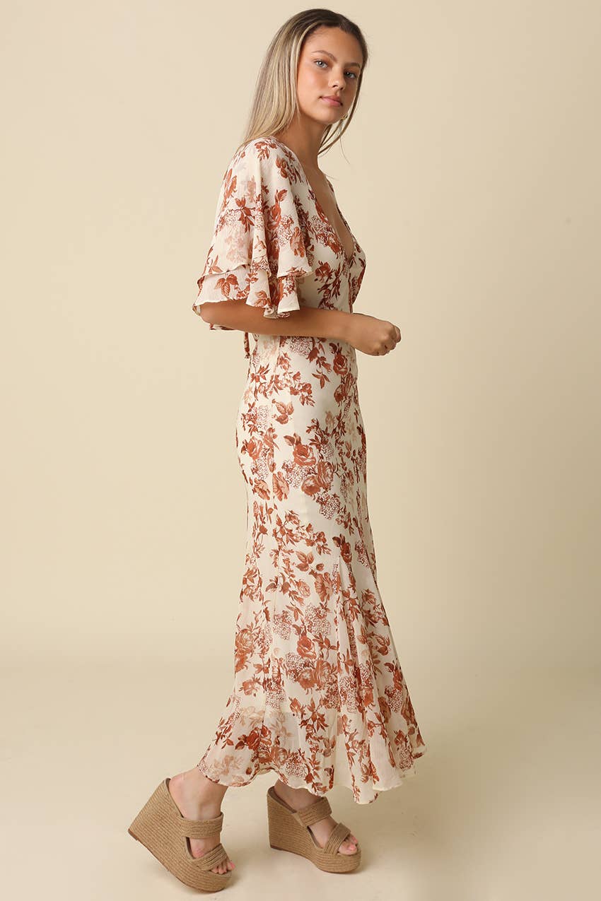 Evan Floral Maxi Dress