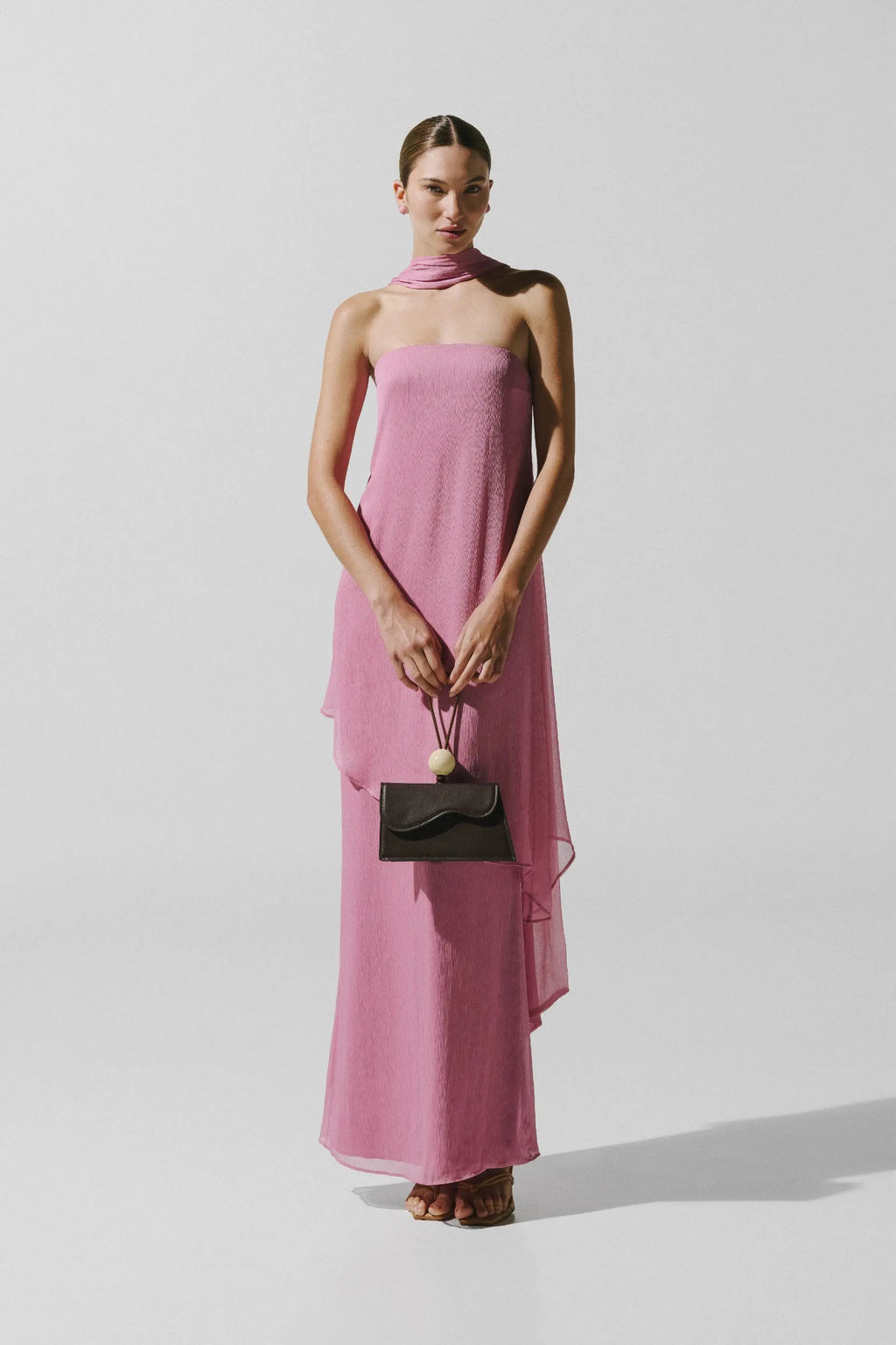 BAOBAB El Maxi Dress in Rosato - full length maxi view