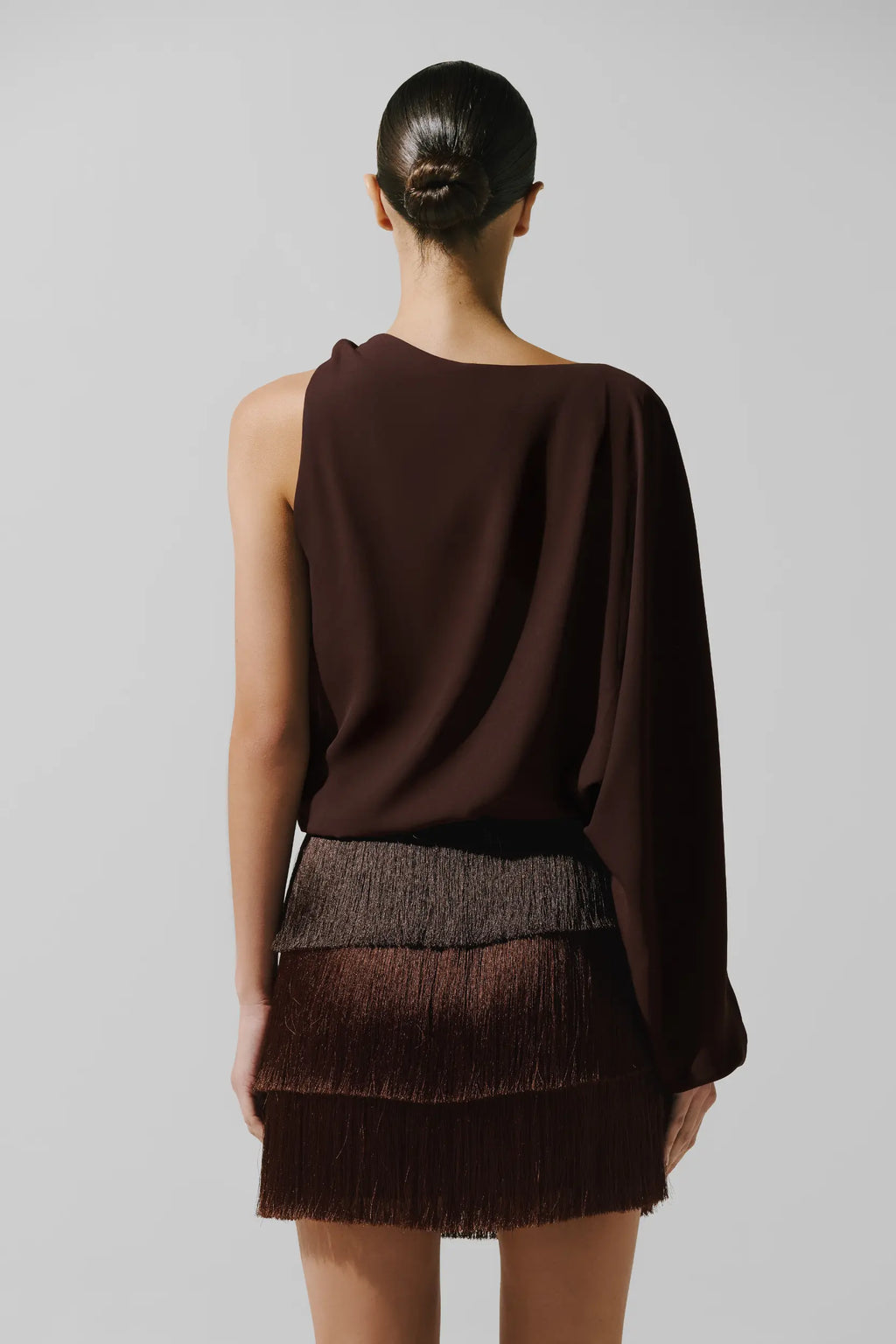 Olas Mini Skirt - Cocoa Brown