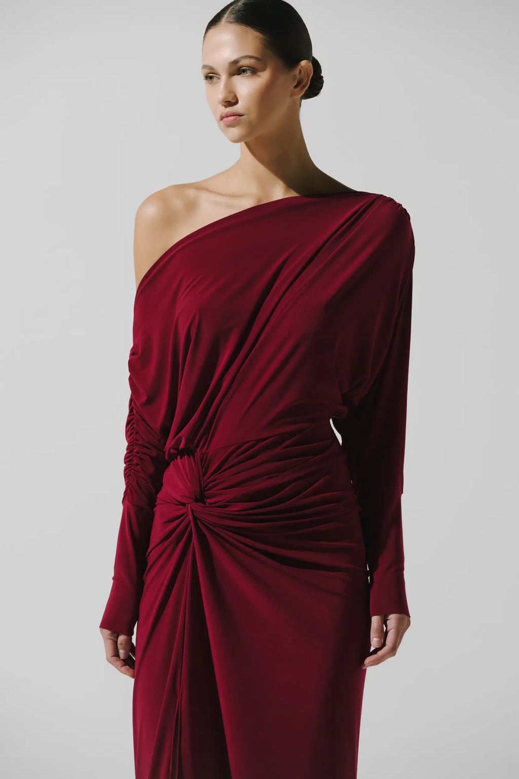 Onda Maxi Dress - Cabernet