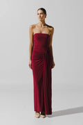 Dana Maxi Dress - Cabernet