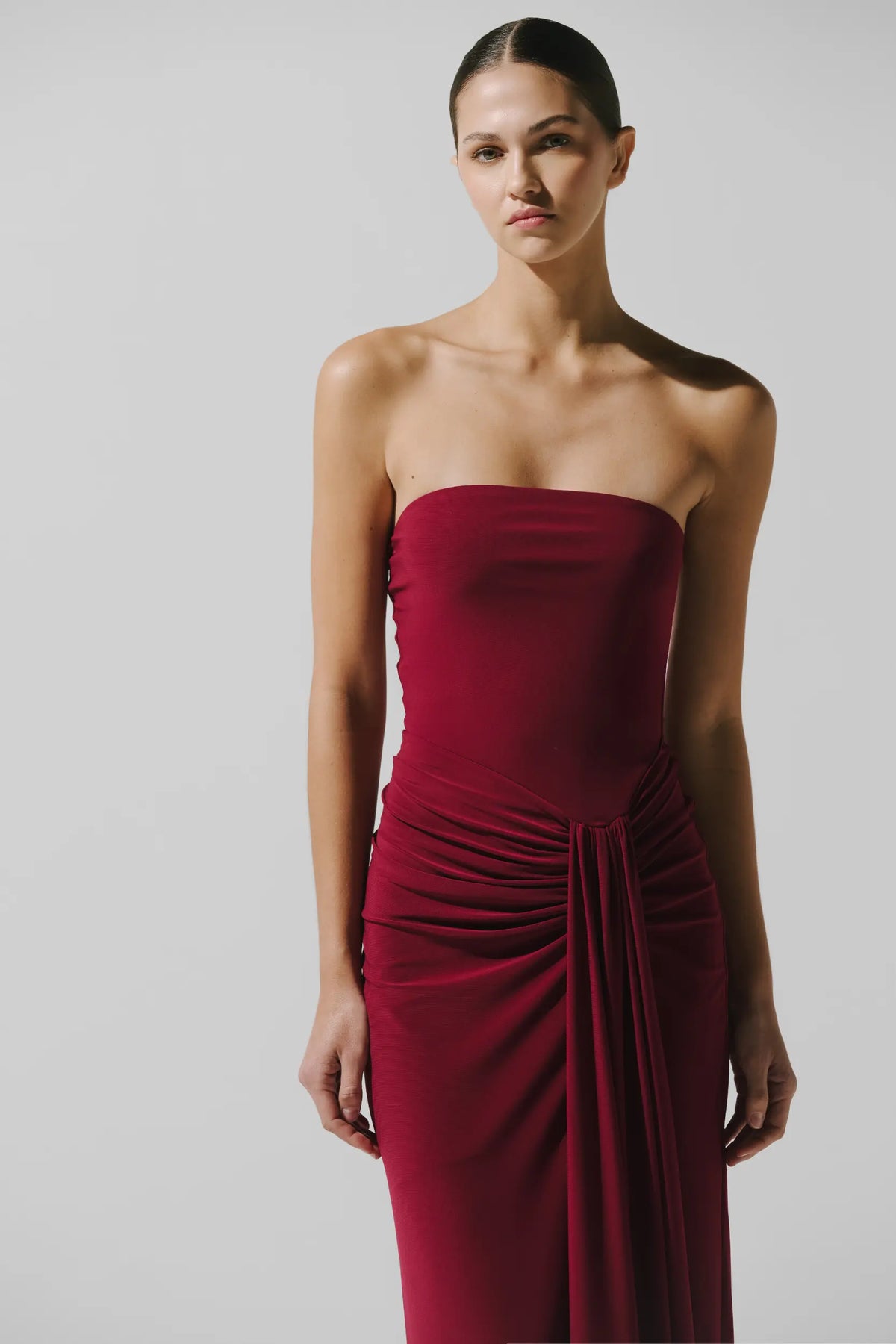 Dana Maxi Dress - Cabernet