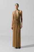 Eleonora Maxi Dress - Gold Ride