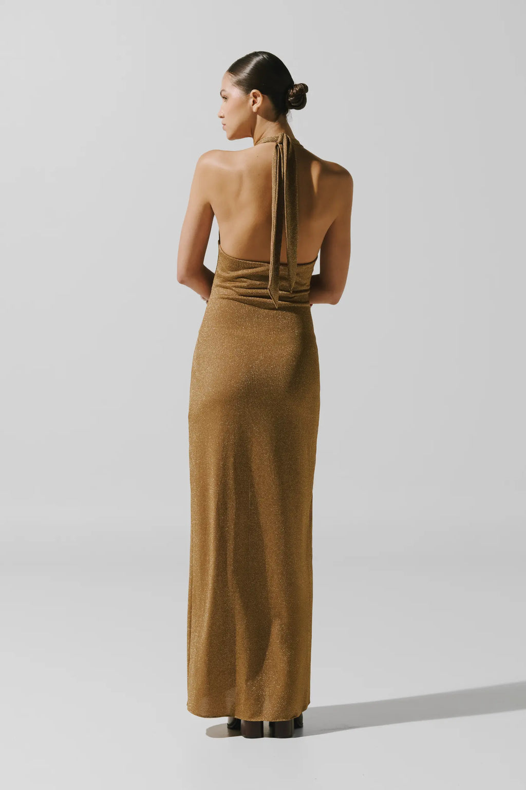 Eleonora Maxi Dress - Gold Ride