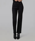 Denver High Rise Straight Jeans - Black