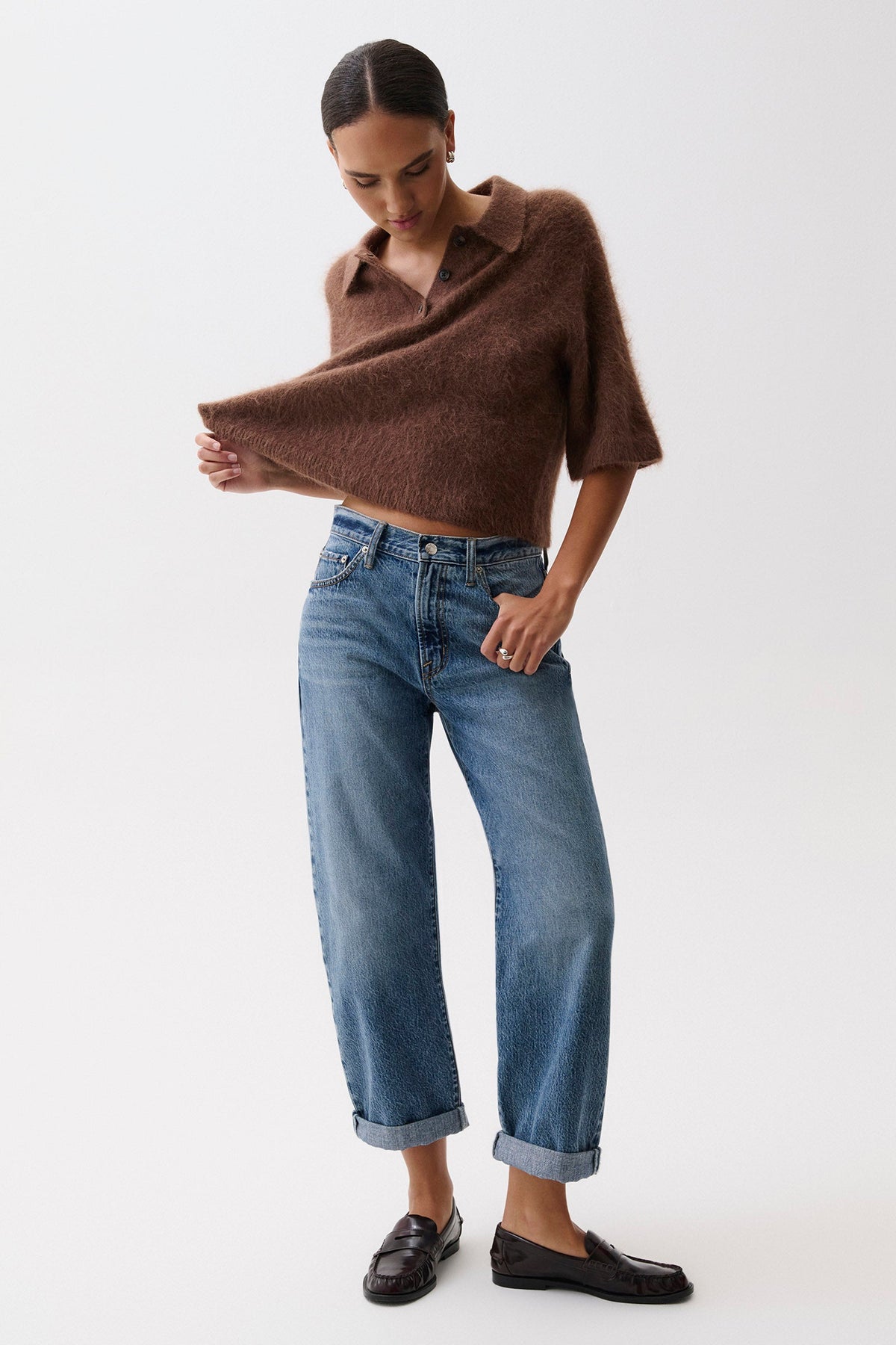 Donny Rolled Hem Boyfriend - Wilcox - front