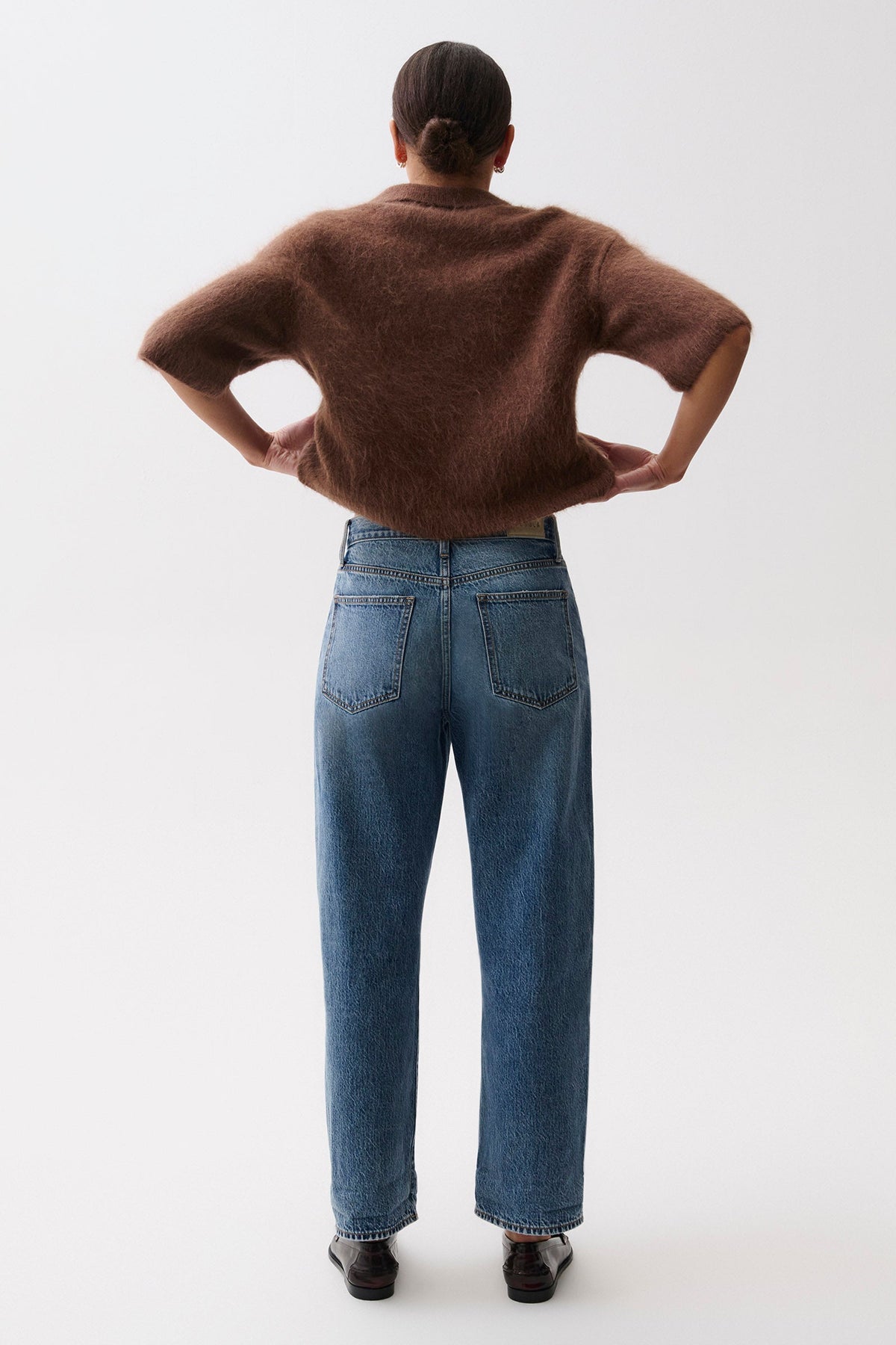Donny Rolled Hem Boyfriend - Wilcox - styled