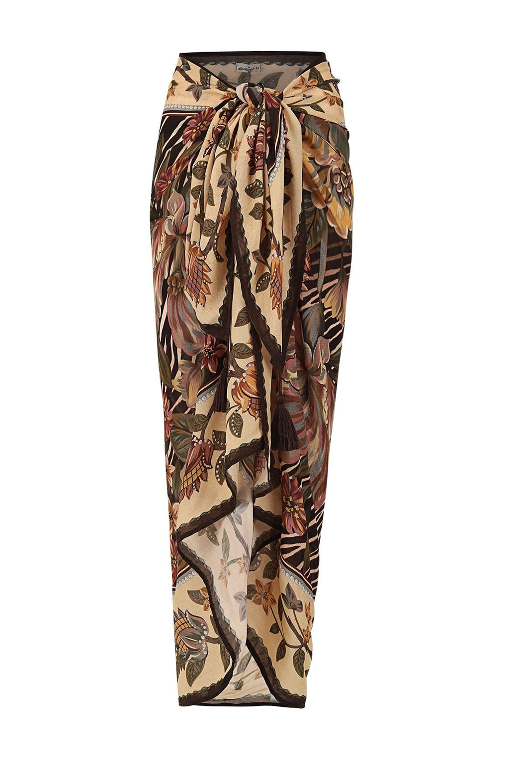 Zafra Marine pareo cover-up — back view