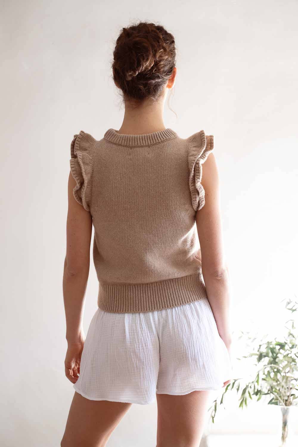 Vest Grace Brown