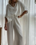 Calma Pants: White