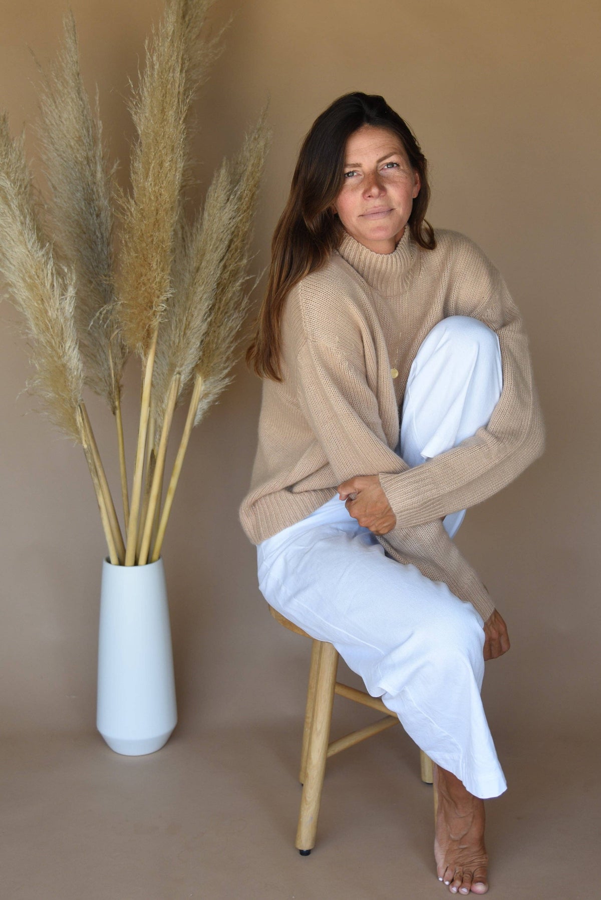 The Cashmere Carmel Sweater