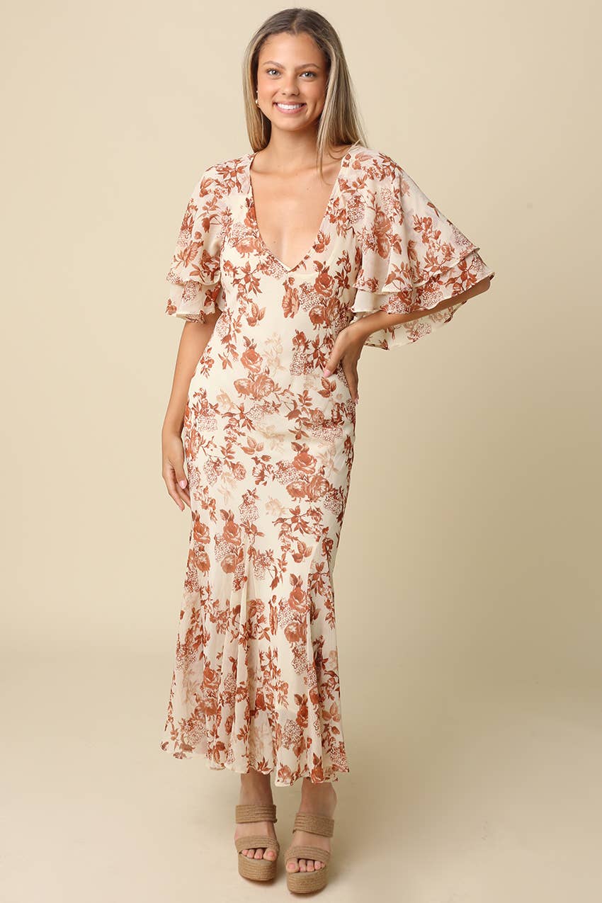 Evan Floral Maxi Dress