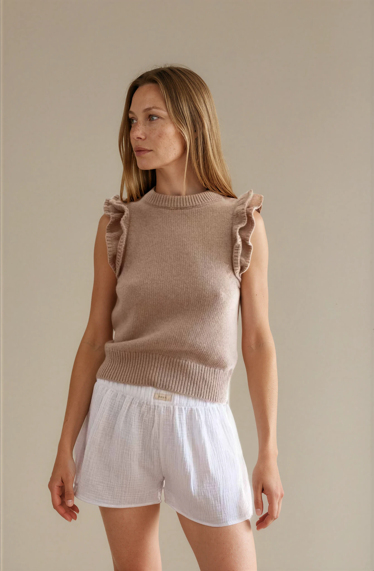 Valerian Shorts: White