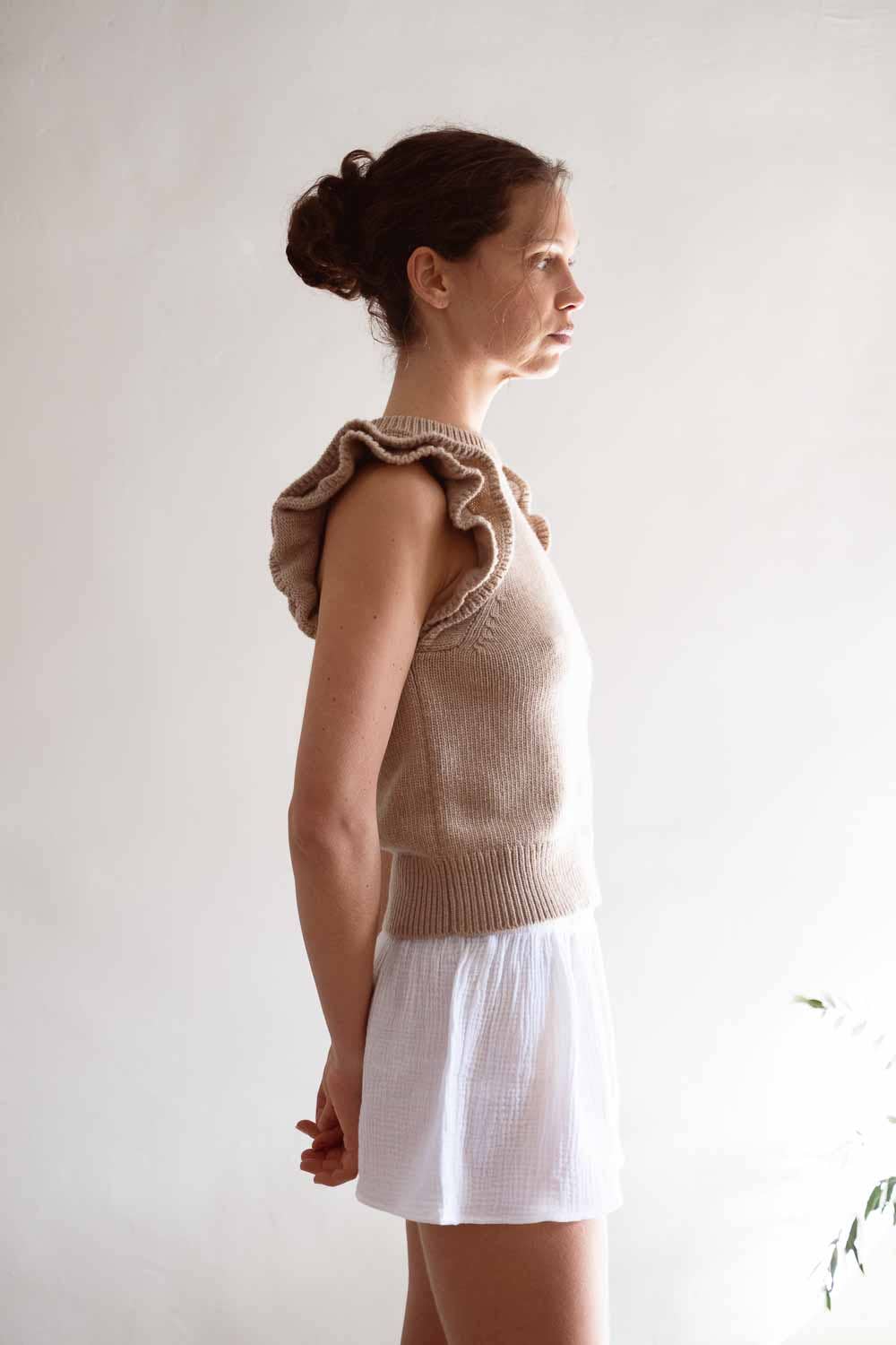 Vest Grace Brown