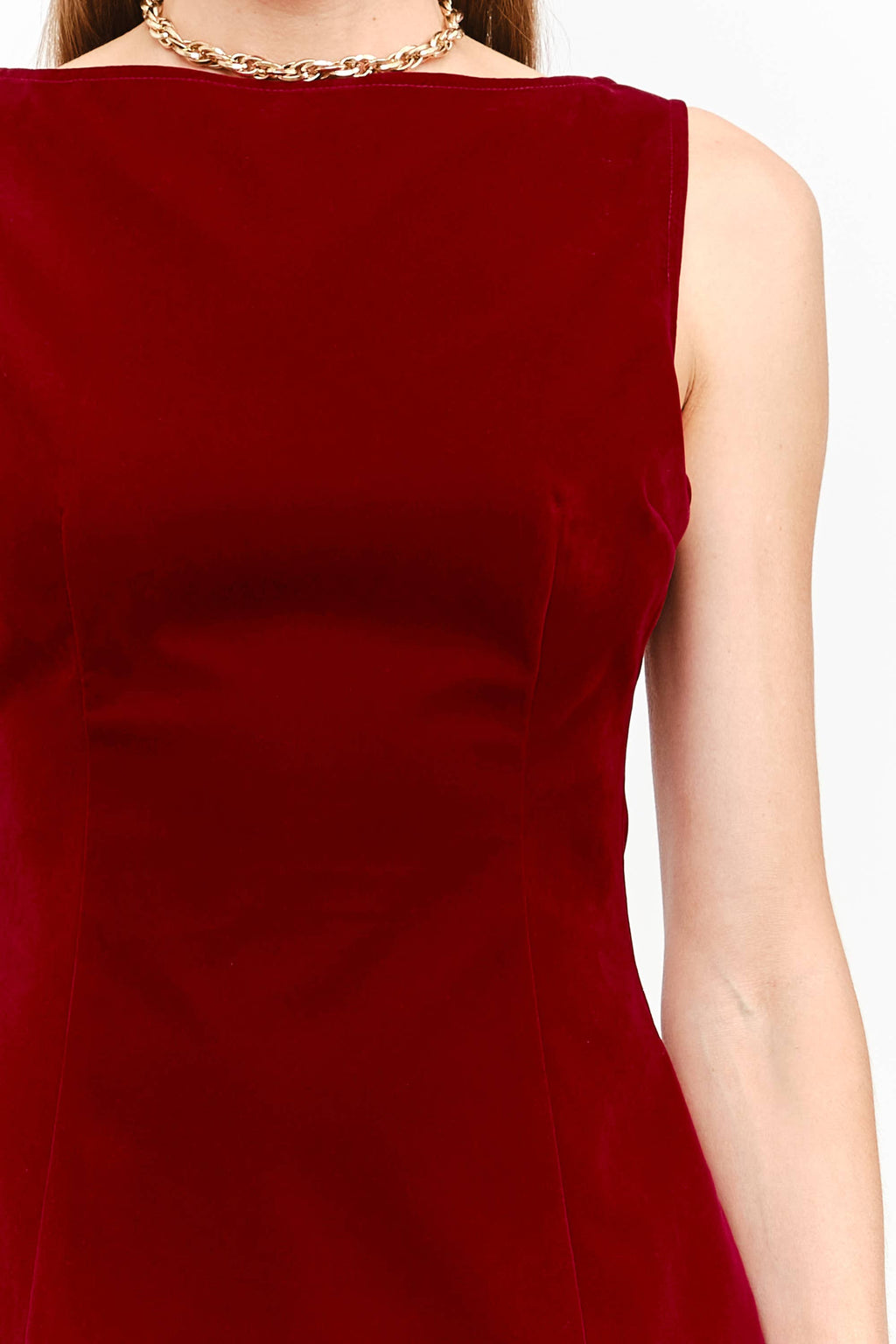Holly Red Velvet Dress