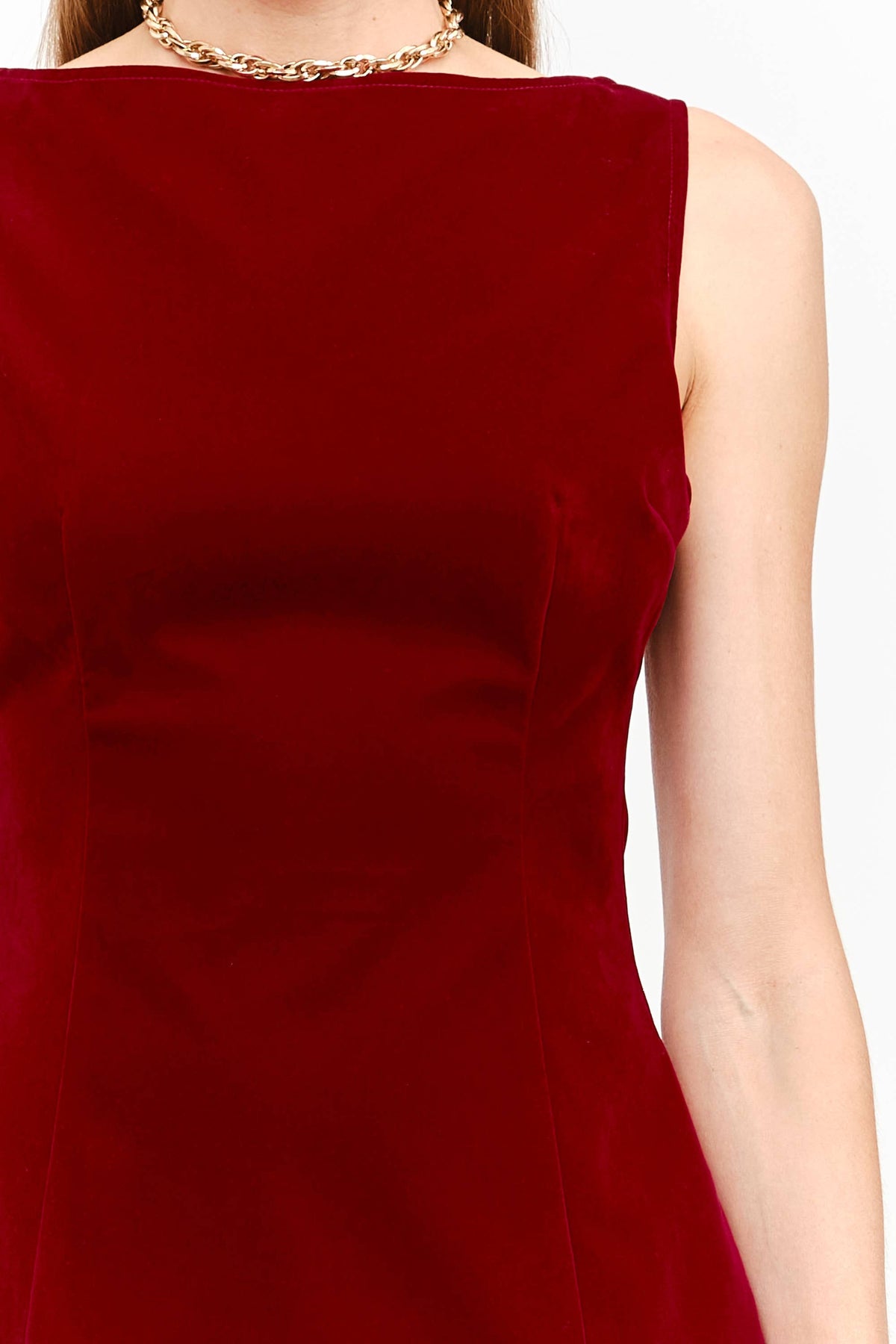 Holly Red Velvet Dress