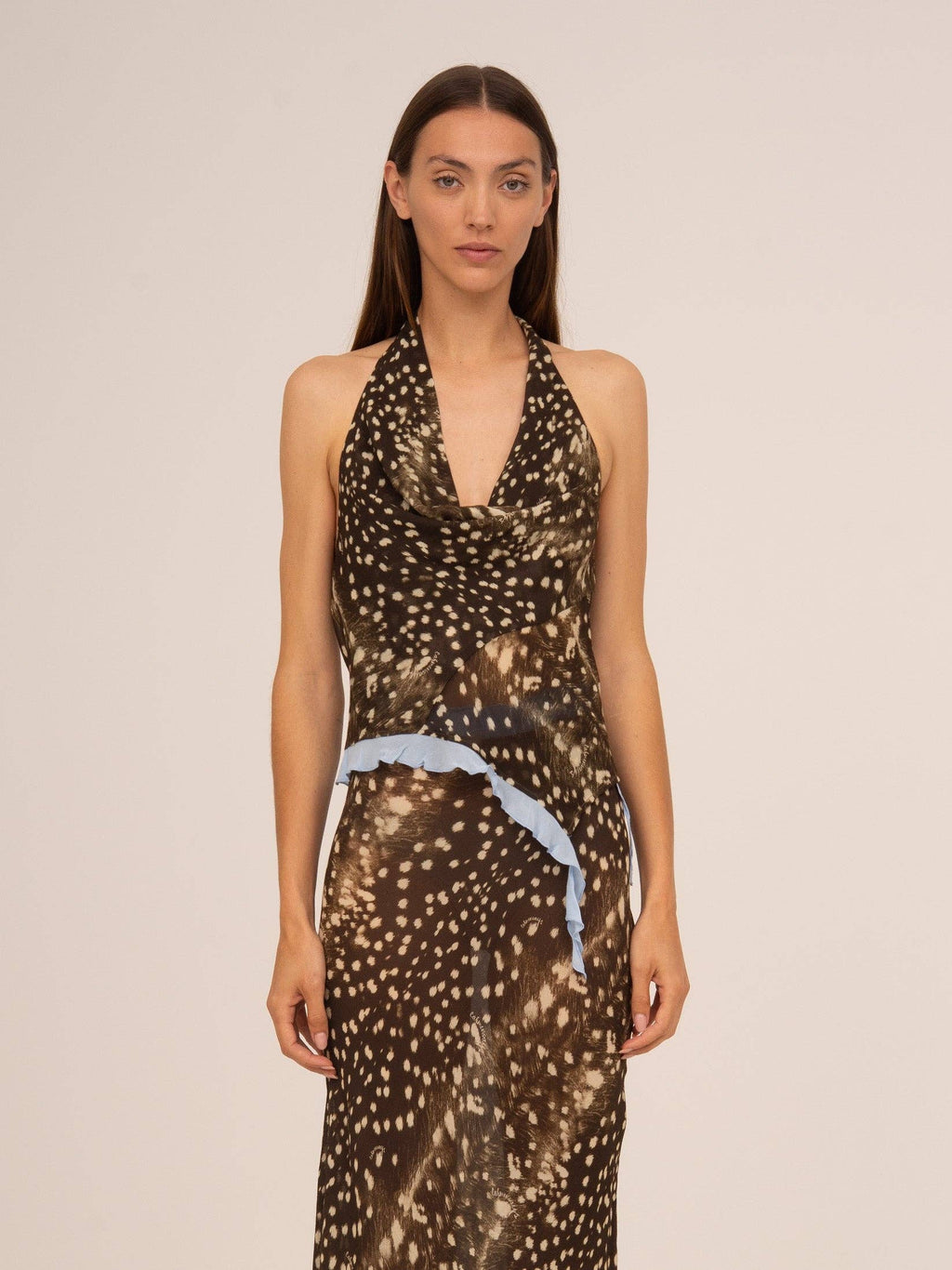 Ice Noir Animal Print Top