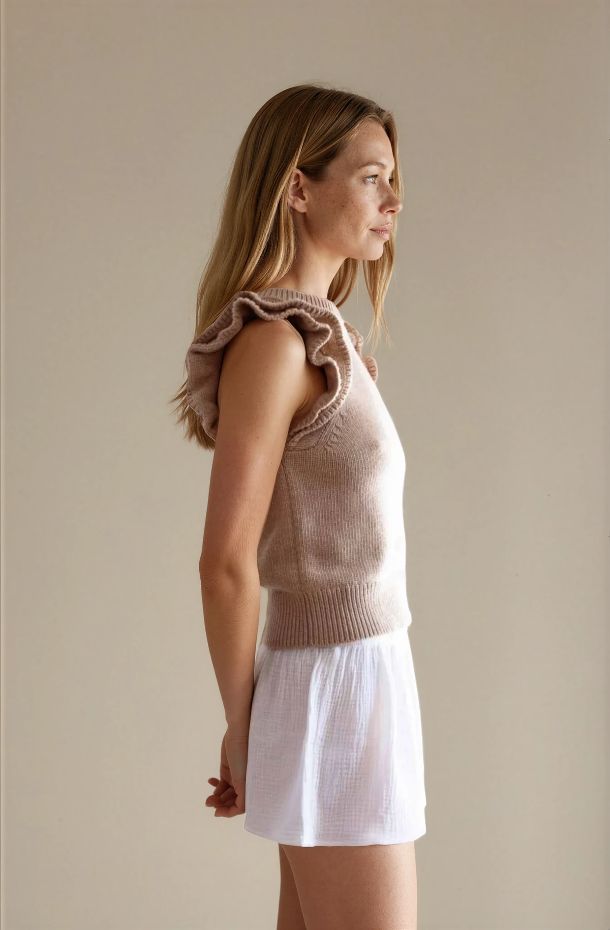 Valerian Shorts: White